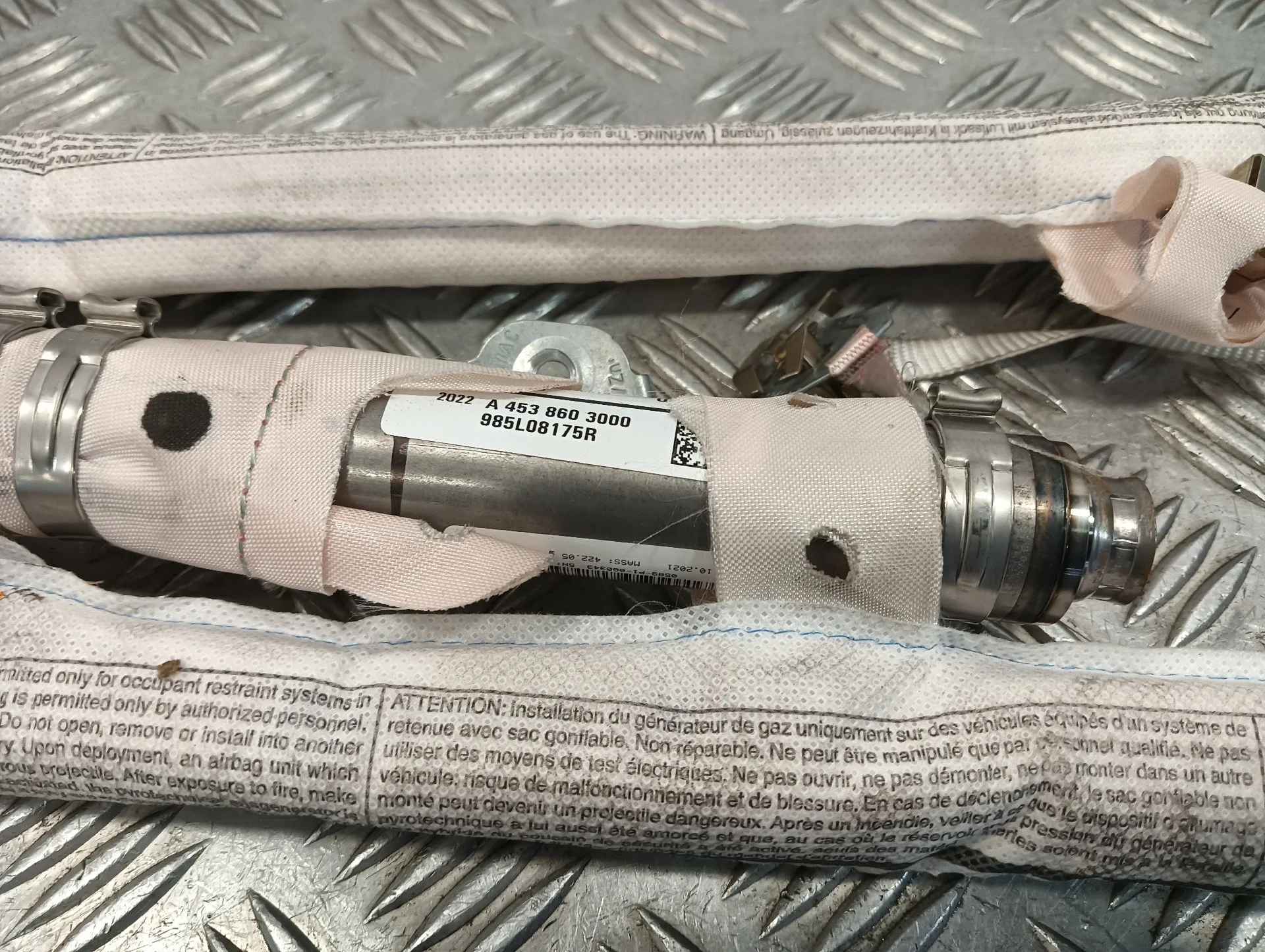 Airbag Cortina Delantero Derecho para Smart Forfour