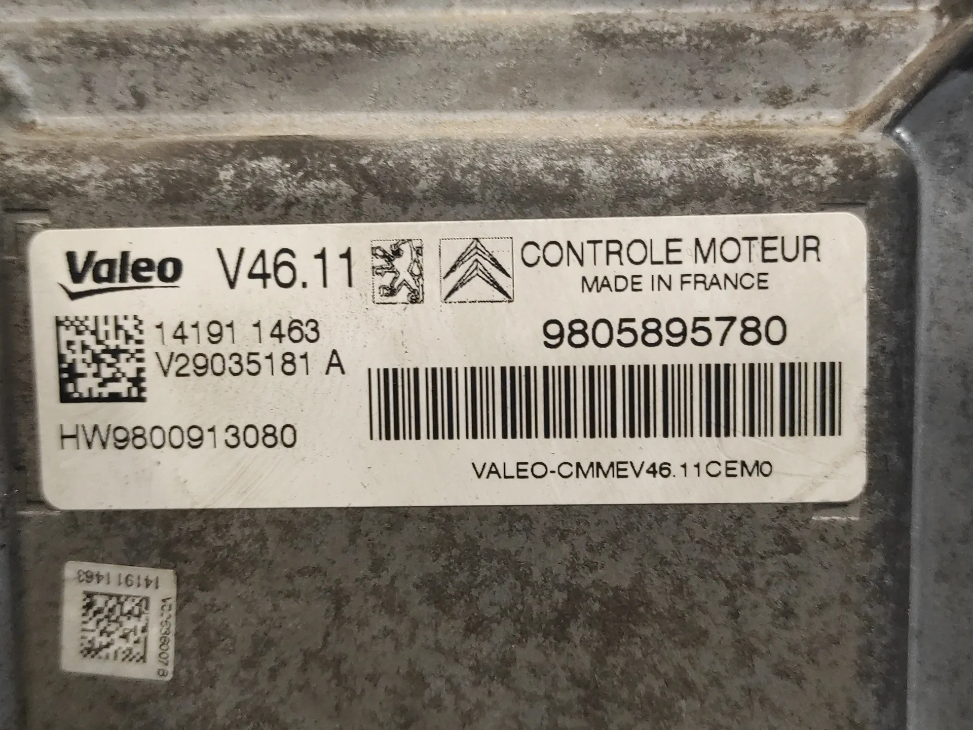 Centralita Motor Uce para Citroën C3