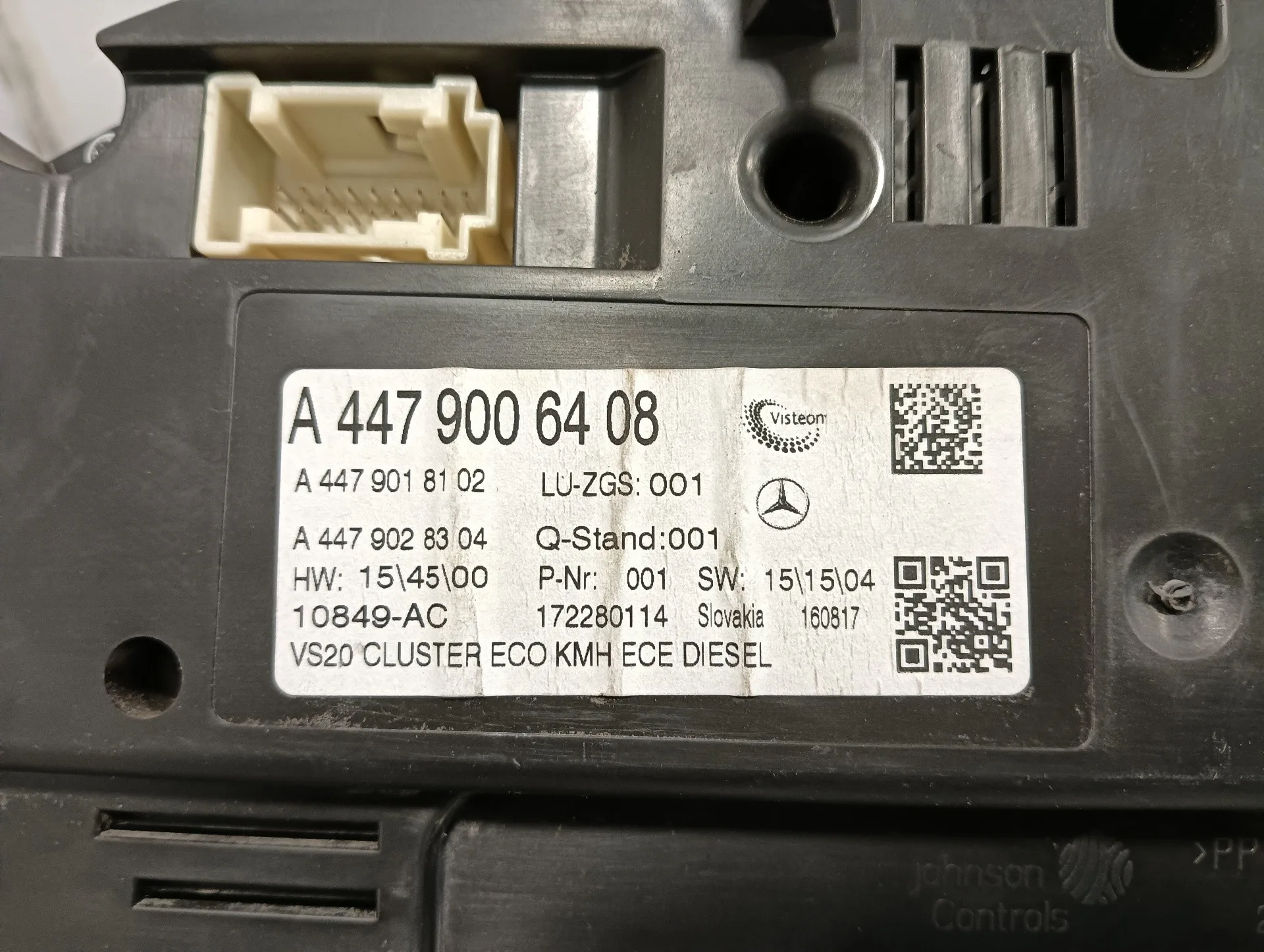 Cuadro Instrumentos para Mercedes-Benz Vito Mixto (447)