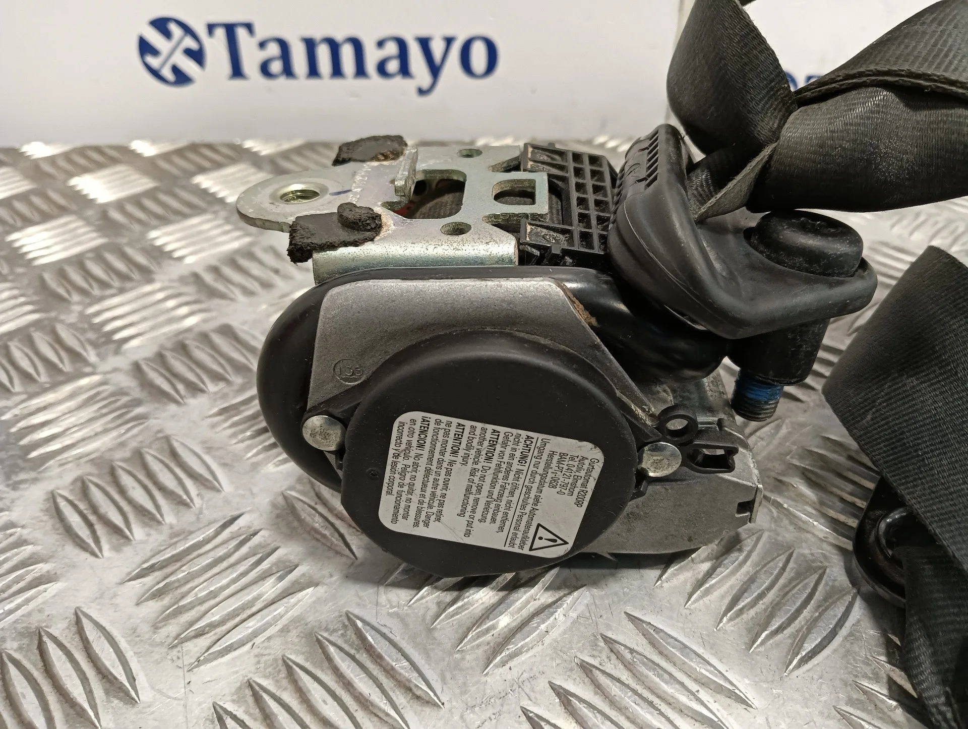 Cinturon Seguridad Delantero Derecho para Ford Transit Kastenwagen (Ttg)