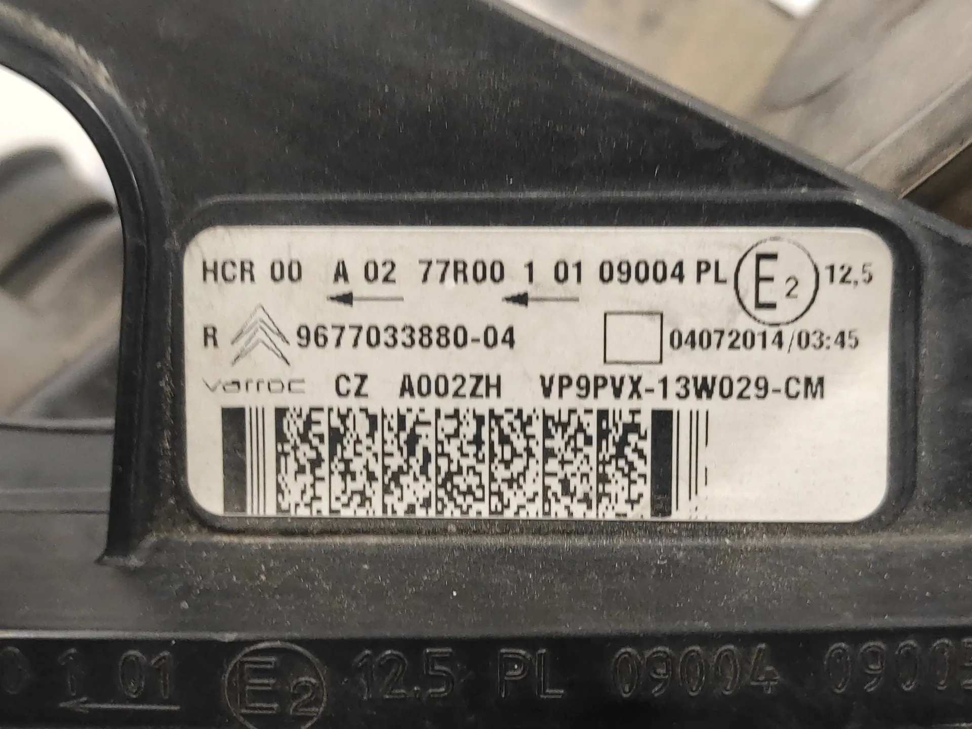 Faro Derecho para Citroën C3