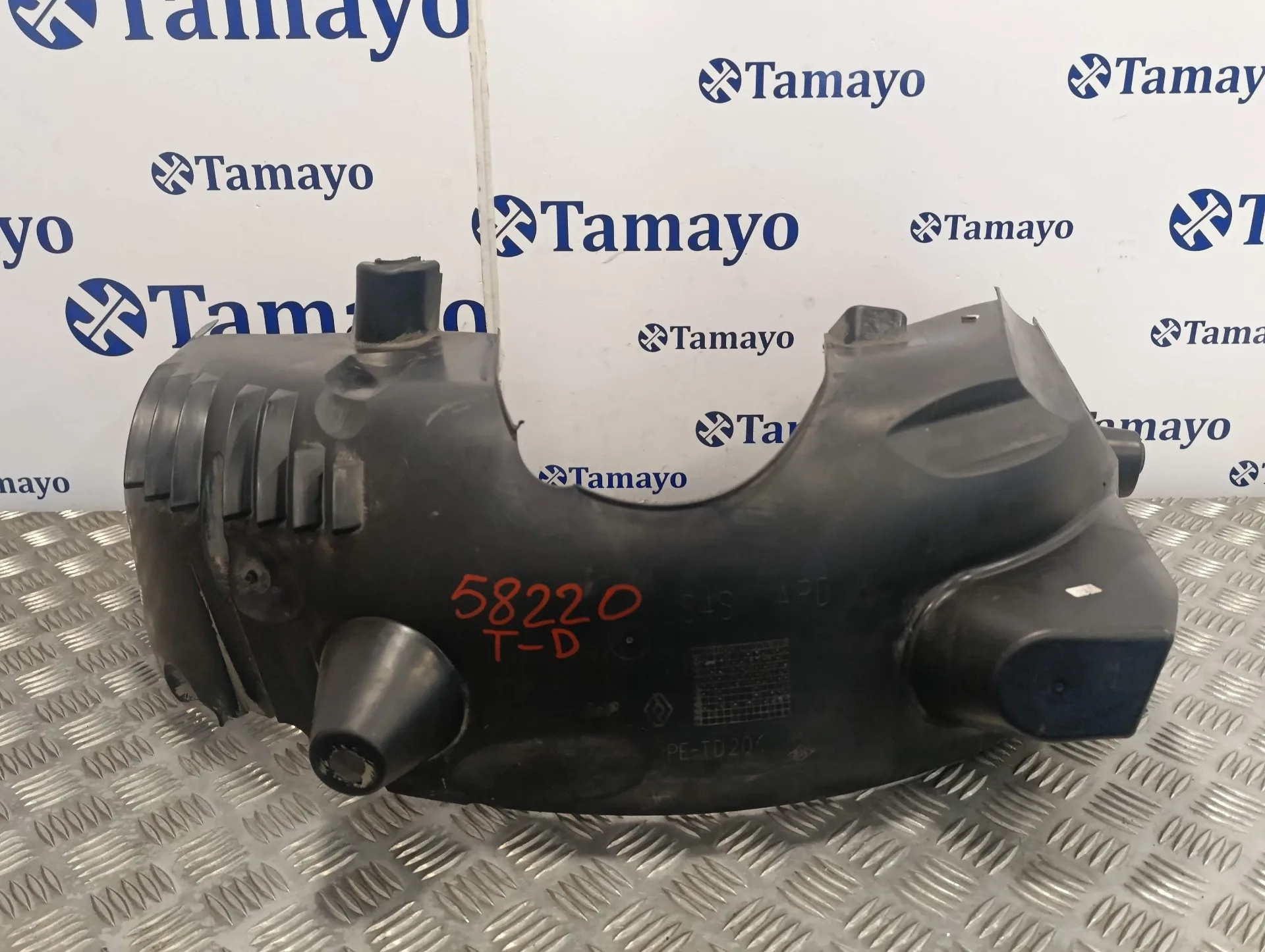 Plastico Paso Rueda Trasero Derecho para Smart Forfour