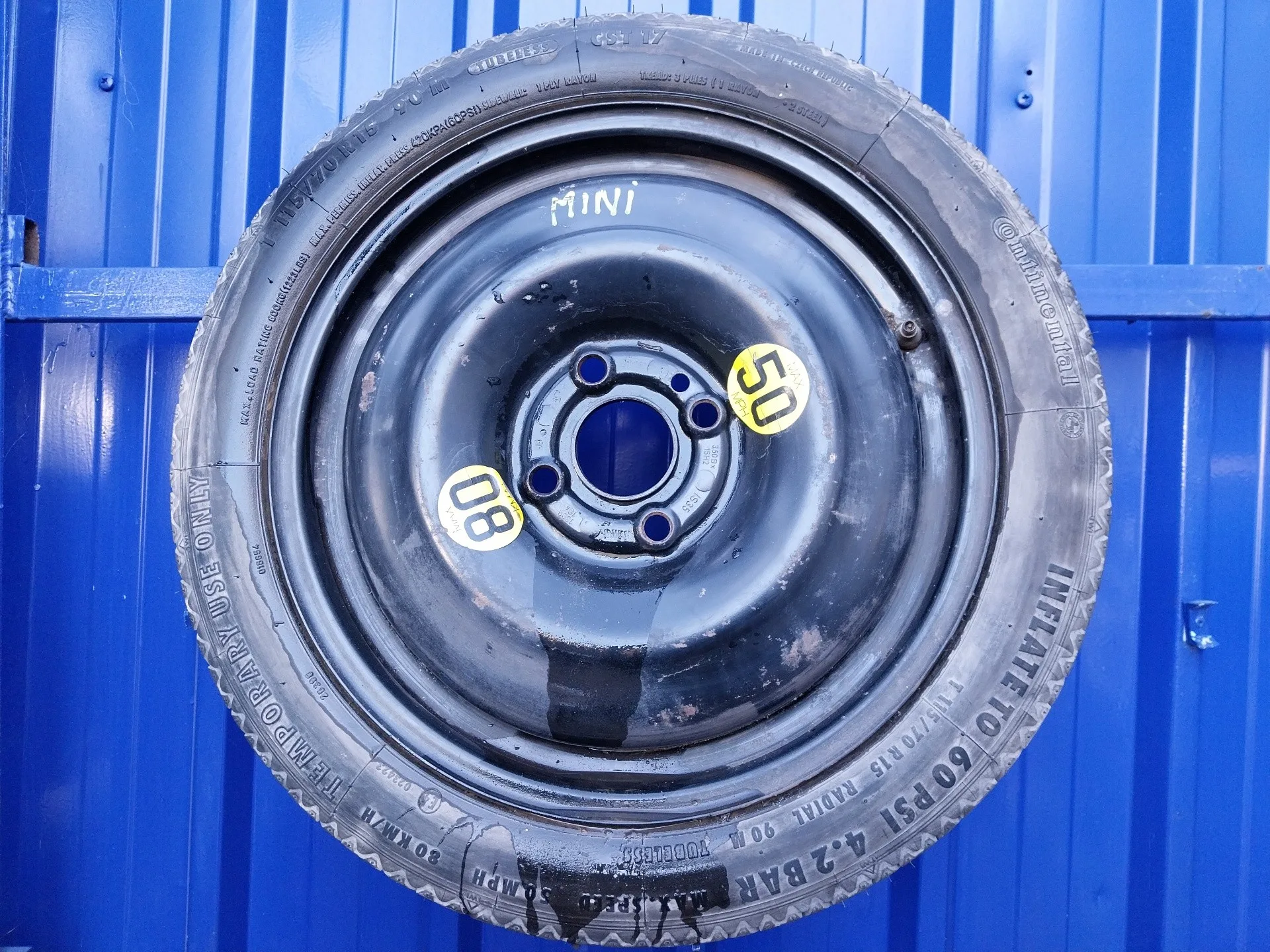 Neumatico Repuesto para Bmw Mini (R56)