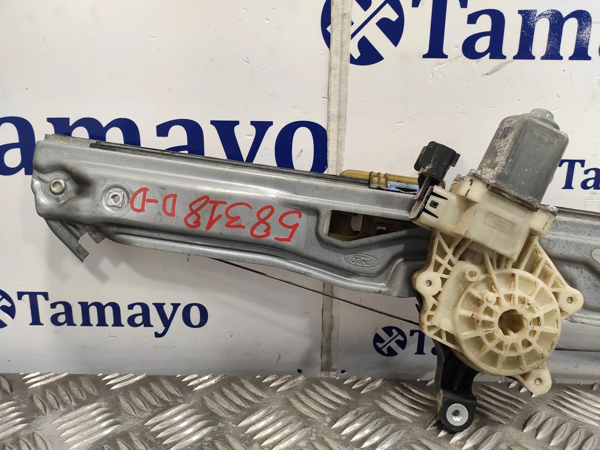 Elevalunas Delantero Derecho para Ford Transit Kastenwagen (Ttg)