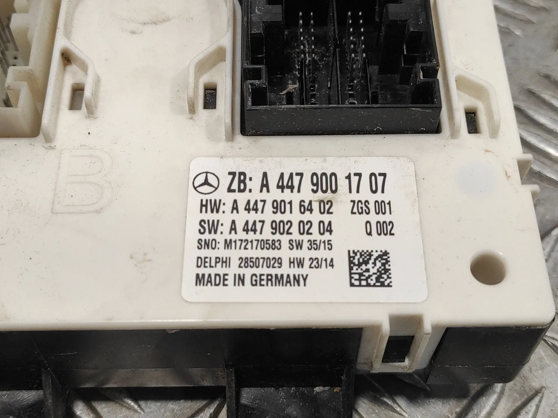 Caja Reles / Fusibles para Mercedes-Benz Vito Mixto (447)