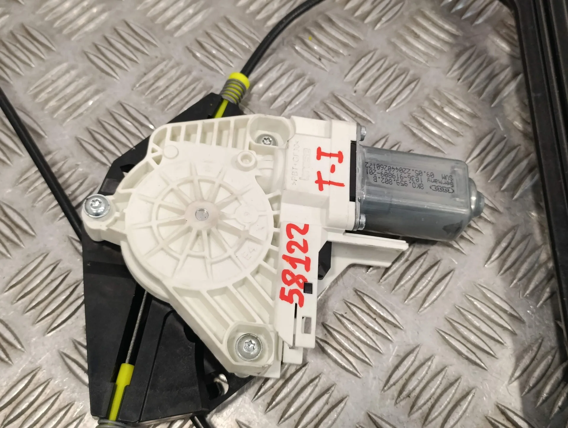 Elevalunas Trasero Izquierdo para Seat Alhambra (7N)
