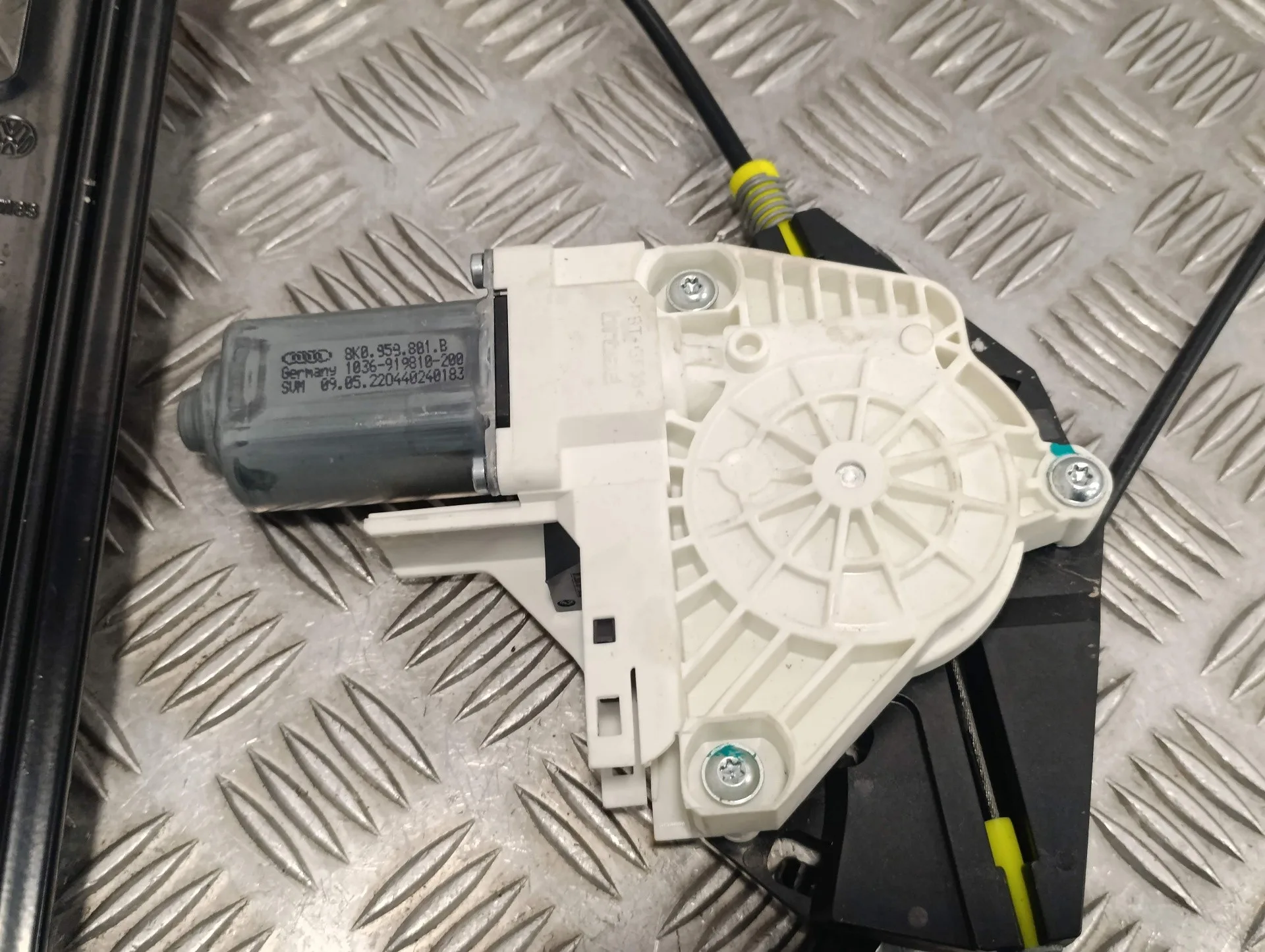 Elevalunas Trasero Derecho para Seat Alhambra (7N)