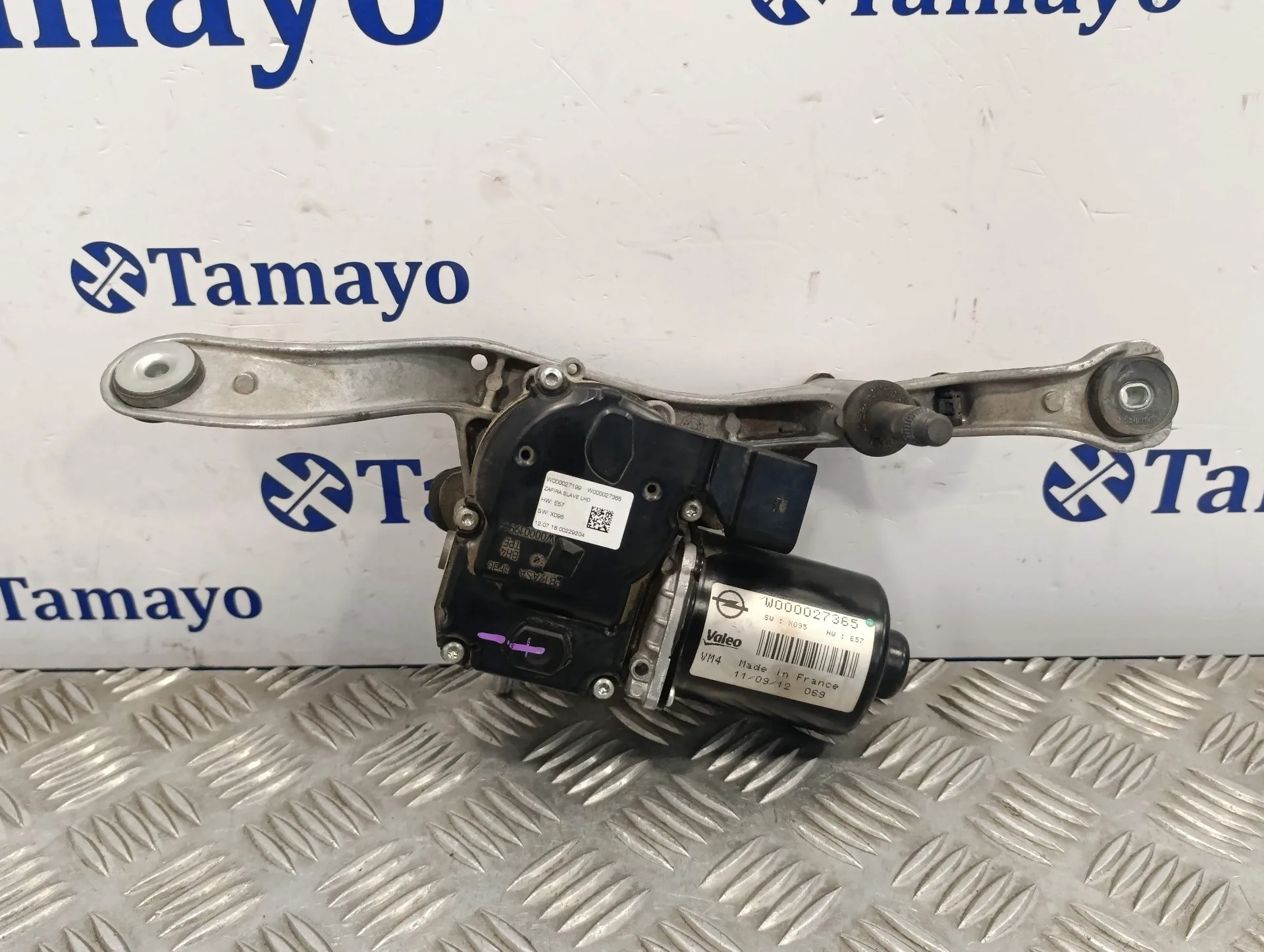 Motor Limpia Delantero para Opel Zafira Tourer C Van (P12)