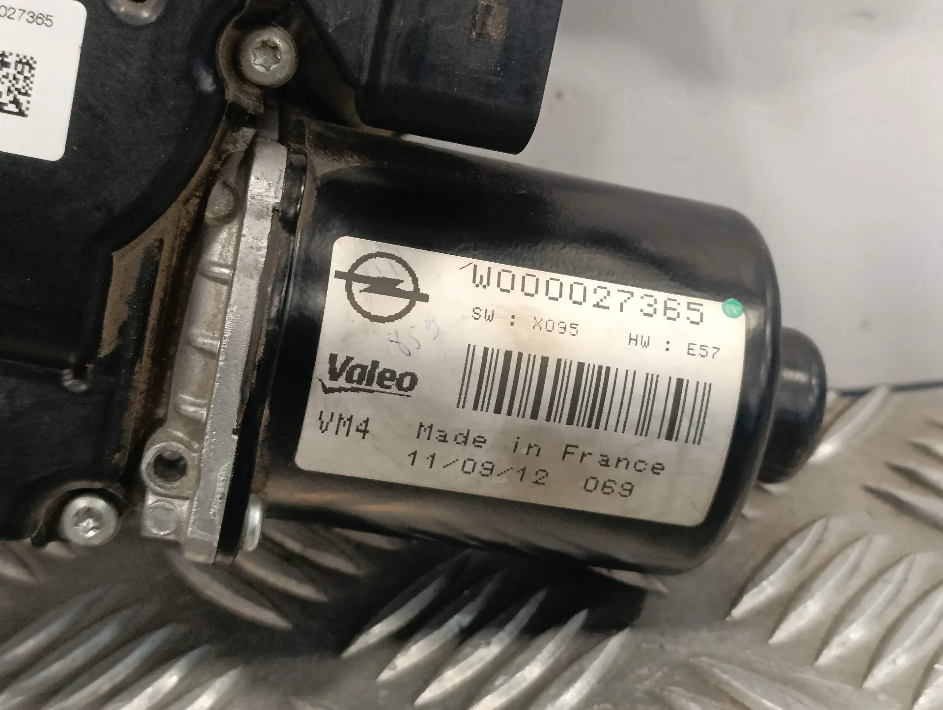 Motor Limpia Delantero para Opel Zafira Tourer C Van (P12)