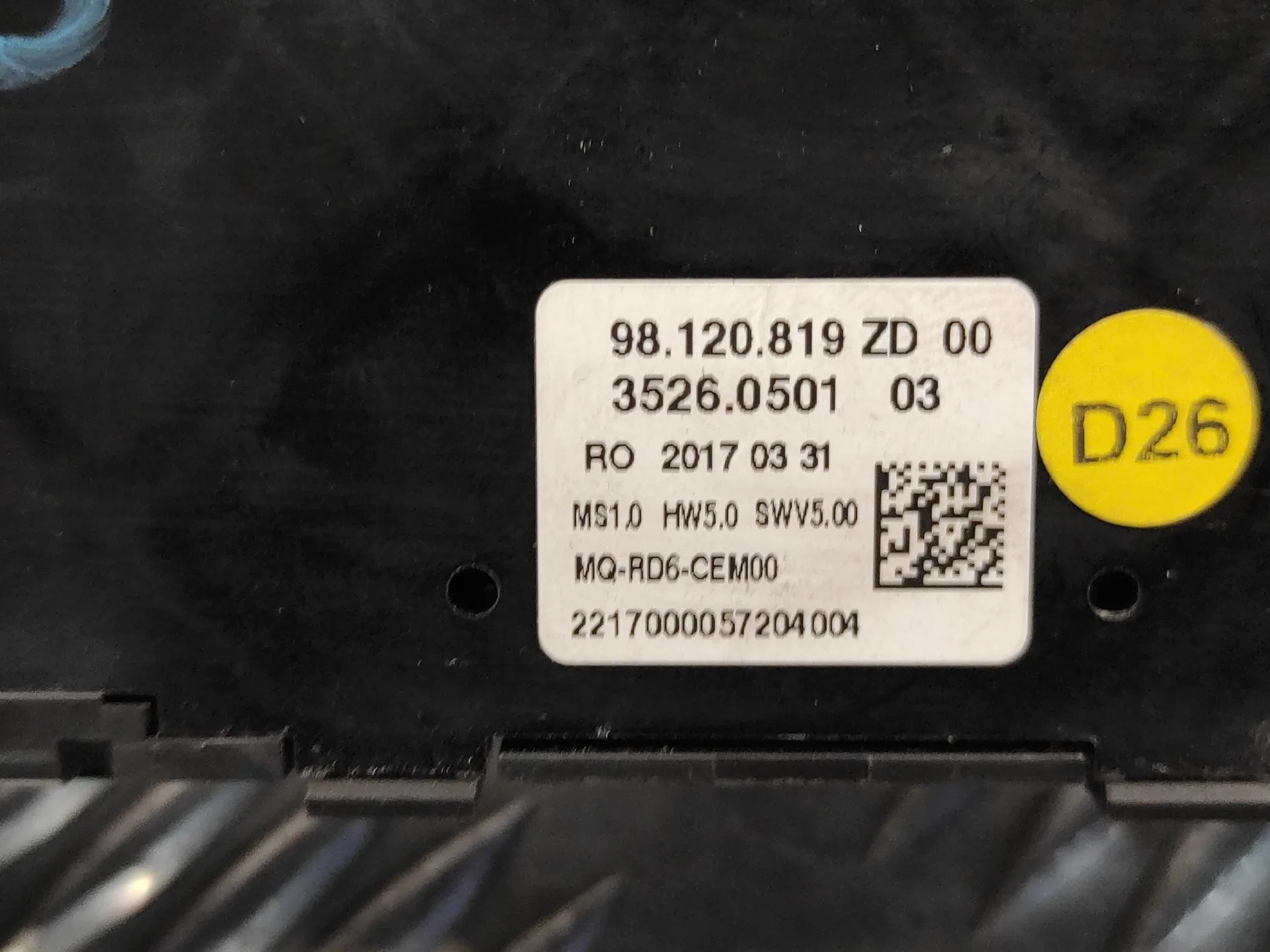 Mando Multifuncion para Toyota Proace