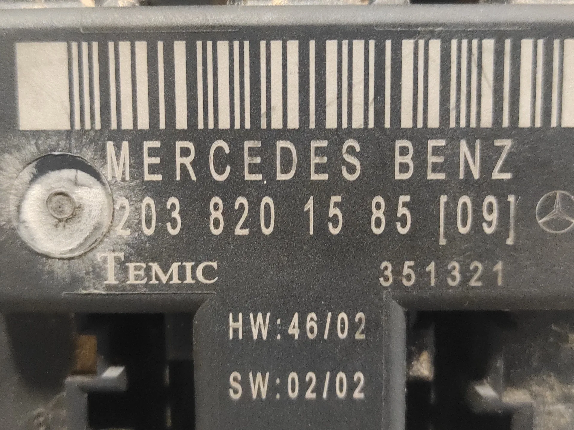 Centralita Cierre para Mercedes-Benz Clase C (W203) Sportcoupe