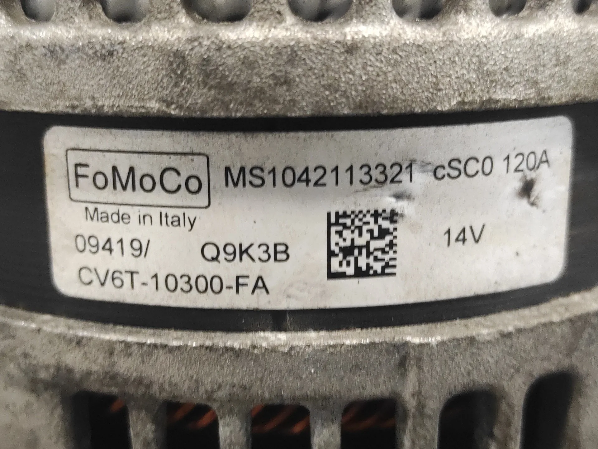 Alternador para Ford Tourneo Courier (C4A)