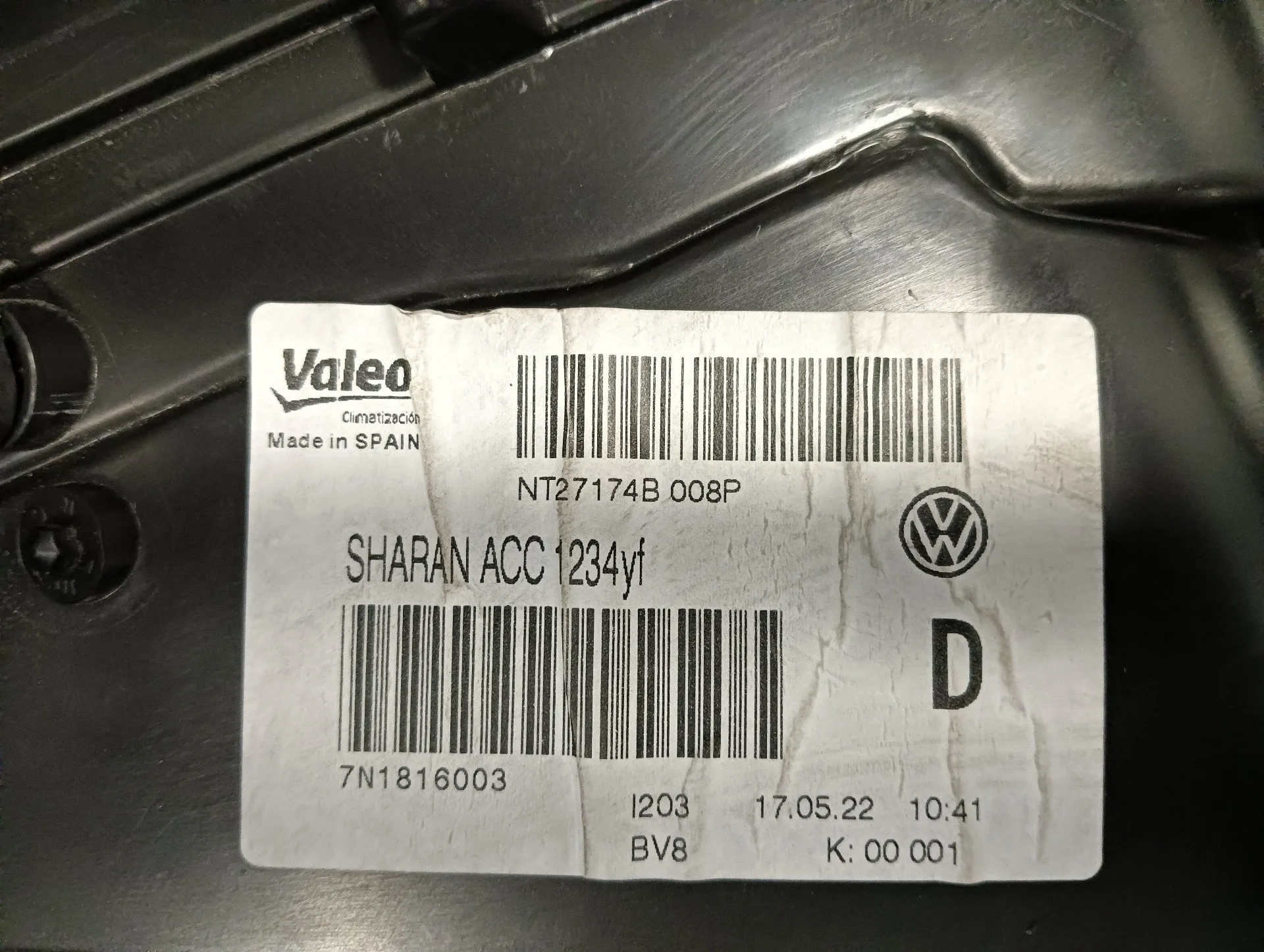 Calefaccion Entera Normal para Seat Alhambra (7N)