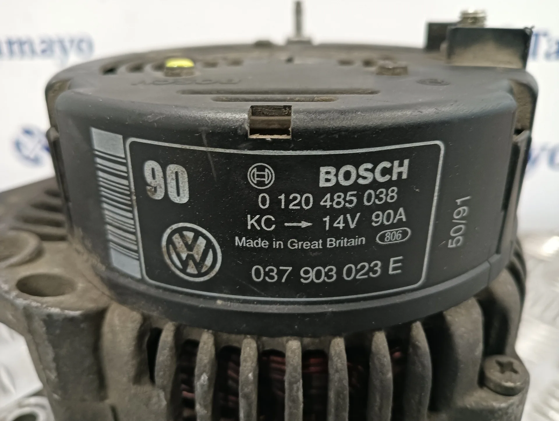 Alternador para Volkswagen T4 Bus (Mod. 1991)