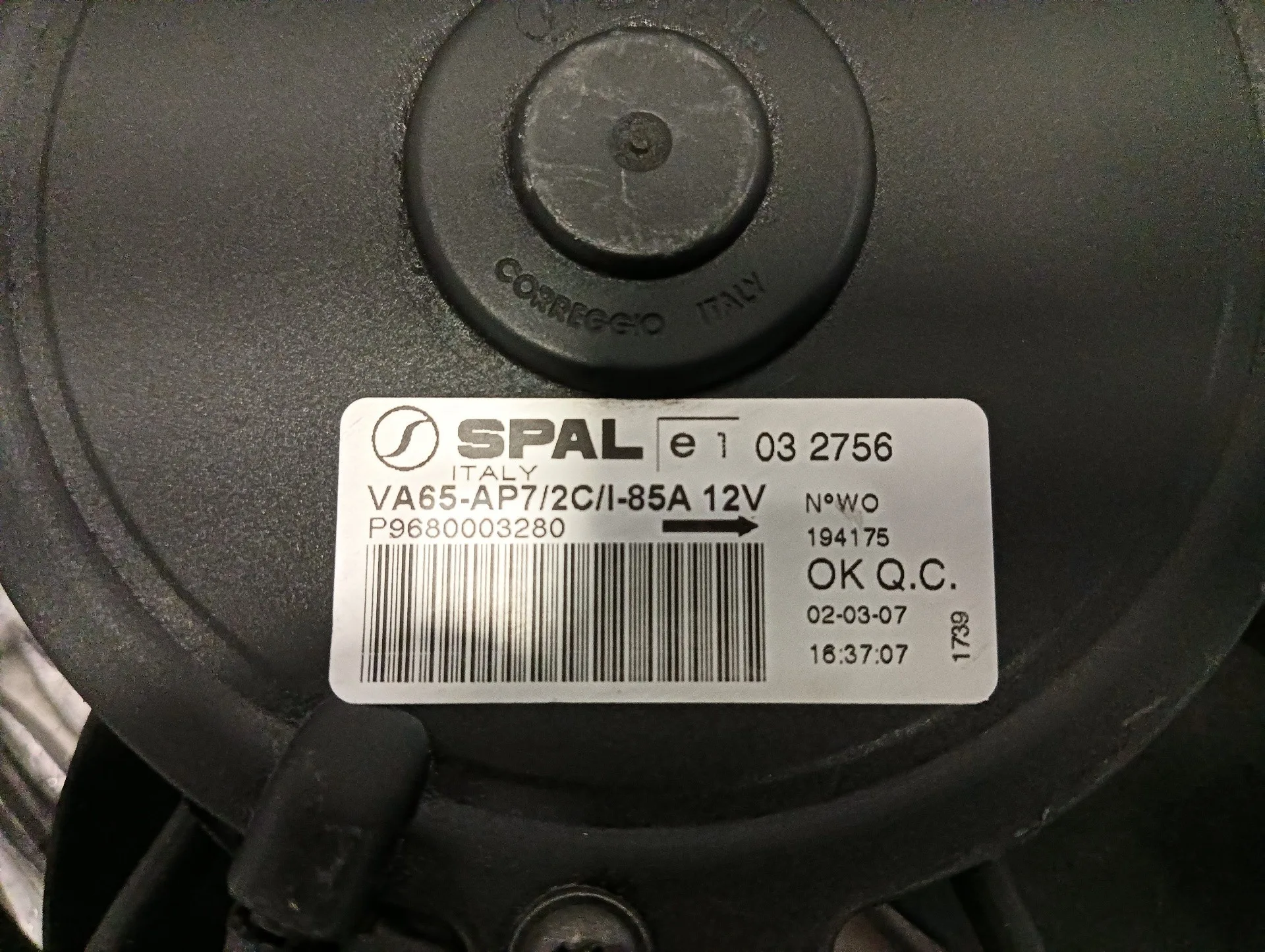 Electroventilador para Peugeot 207 Cc