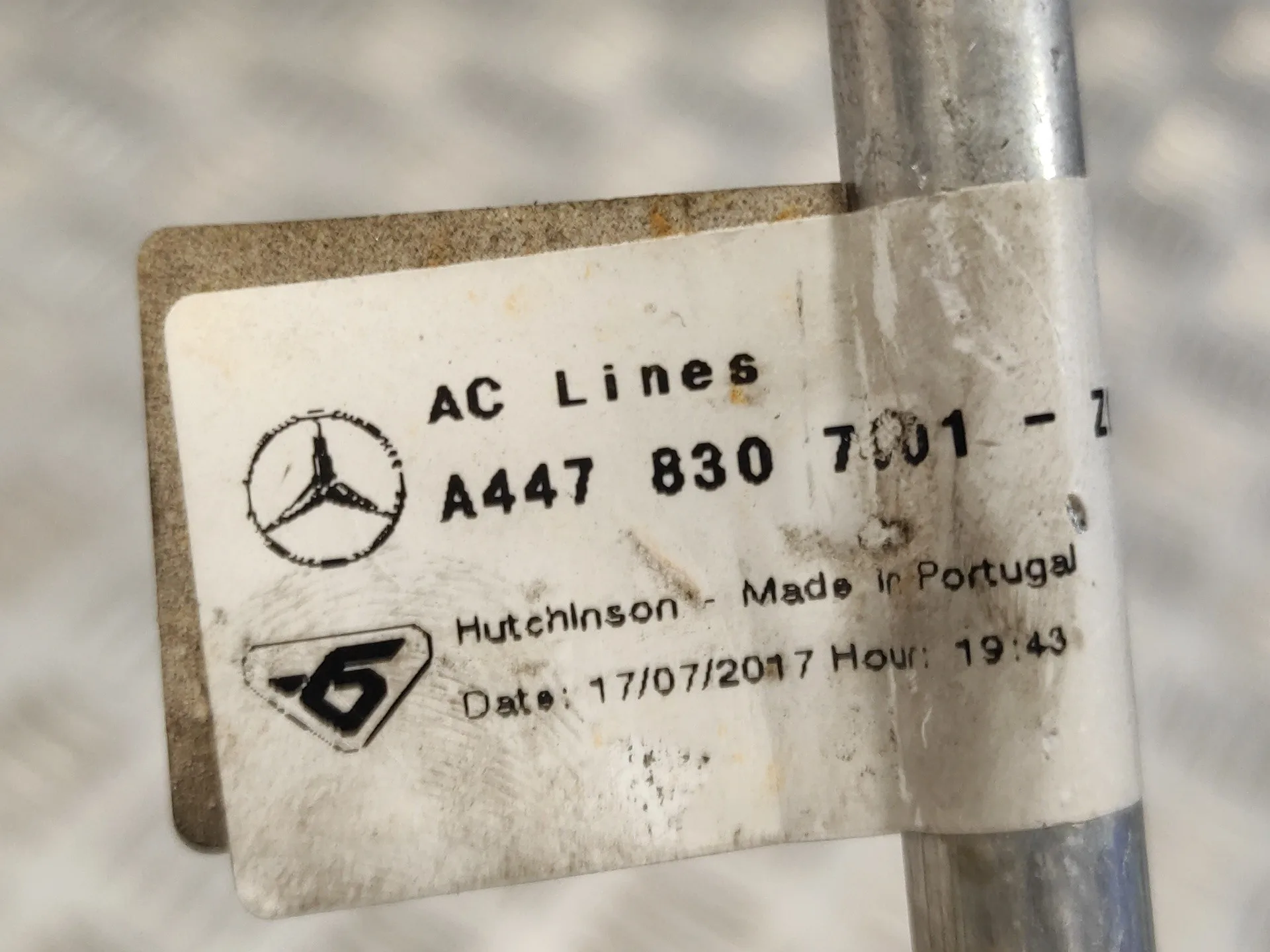 Tubos Aire Acondicionado para Mercedes-Benz Vito Mixto (447)