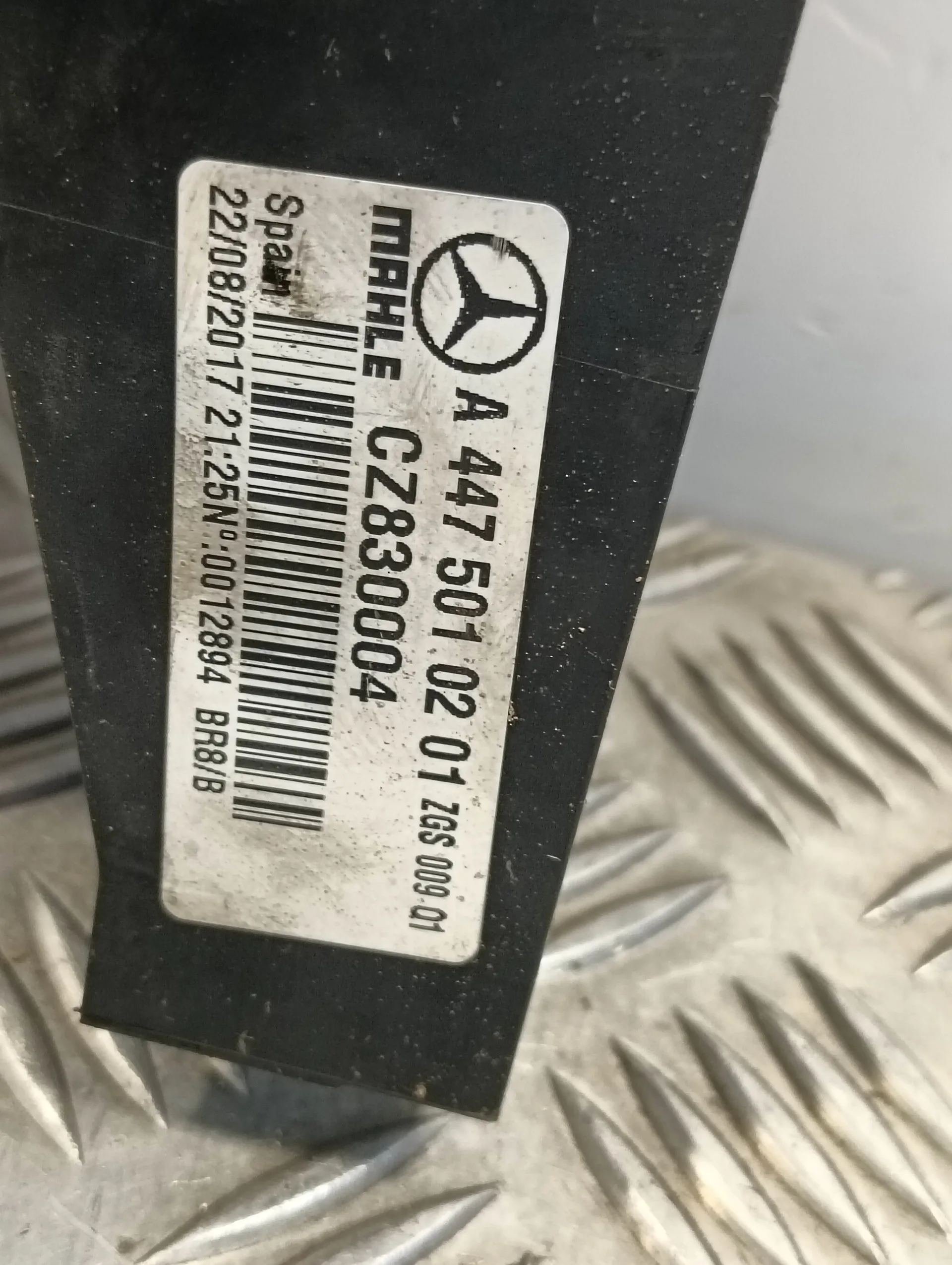 Radiador Agua para Mercedes-Benz Vito Mixto (447)