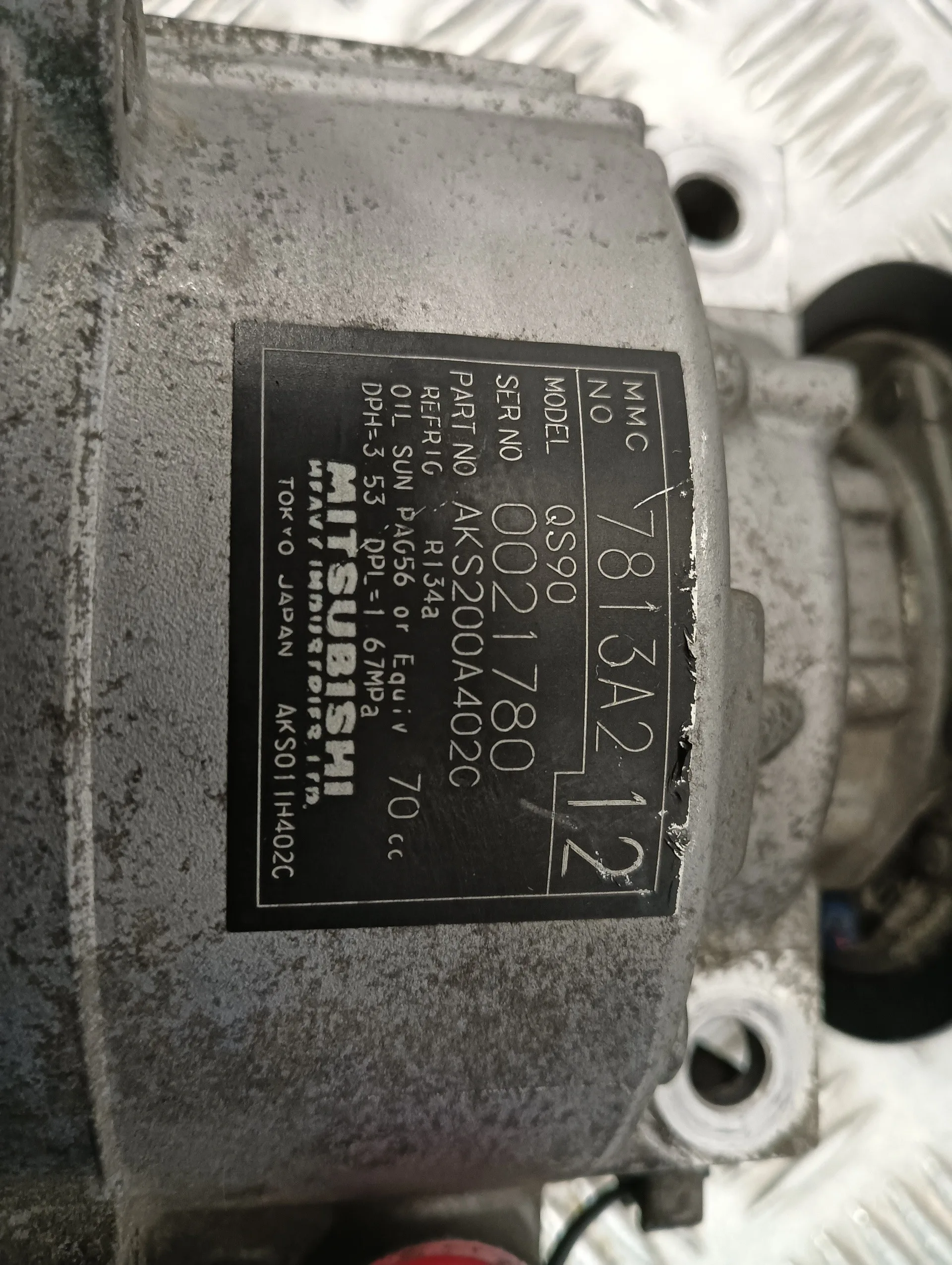 Compresor Aire Acondicionado para Mitsubishi Lancer Berlina (Cy0)