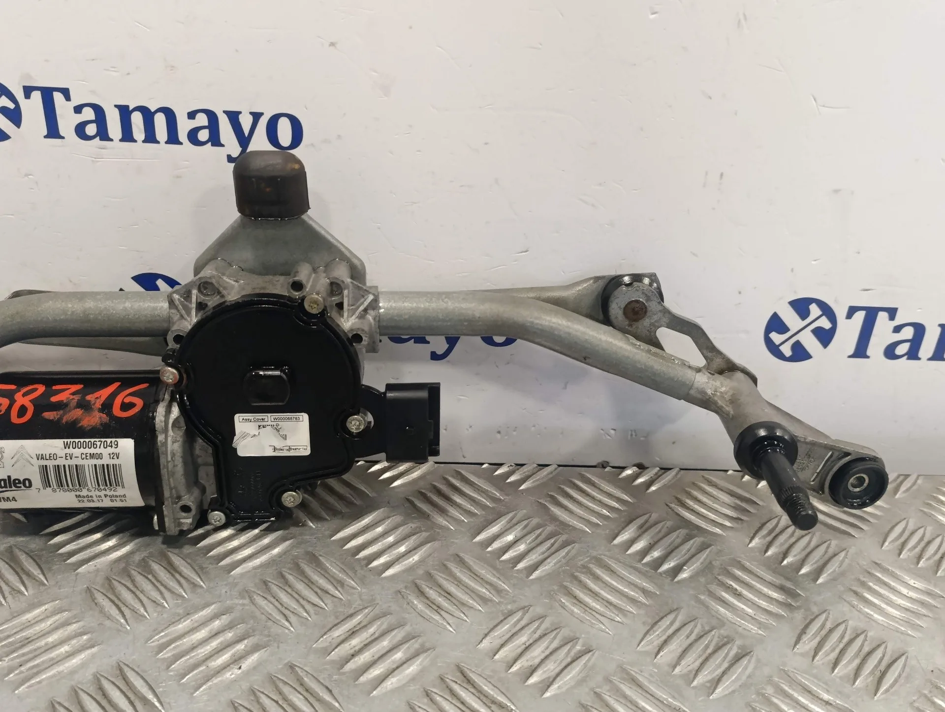 Motor Limpia Delantero para Toyota Proace