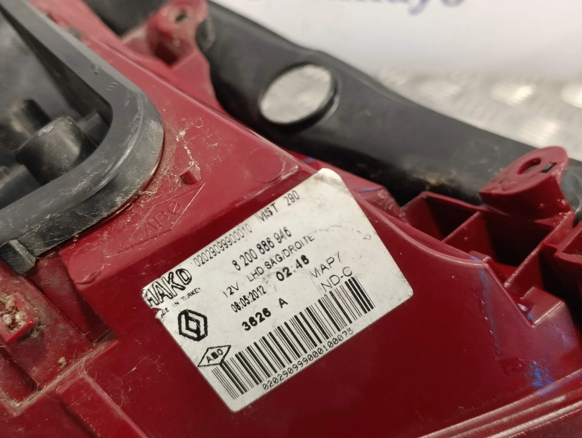 Piloto Trasero Derecho para Renault Clio Iii