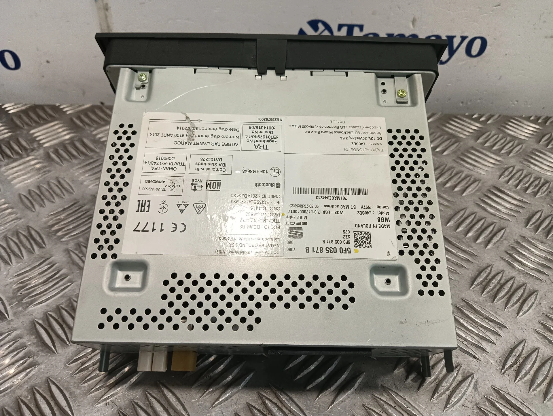 Sistema Audio / Radio Cd para Seat Ibiza Sc (6P5)
