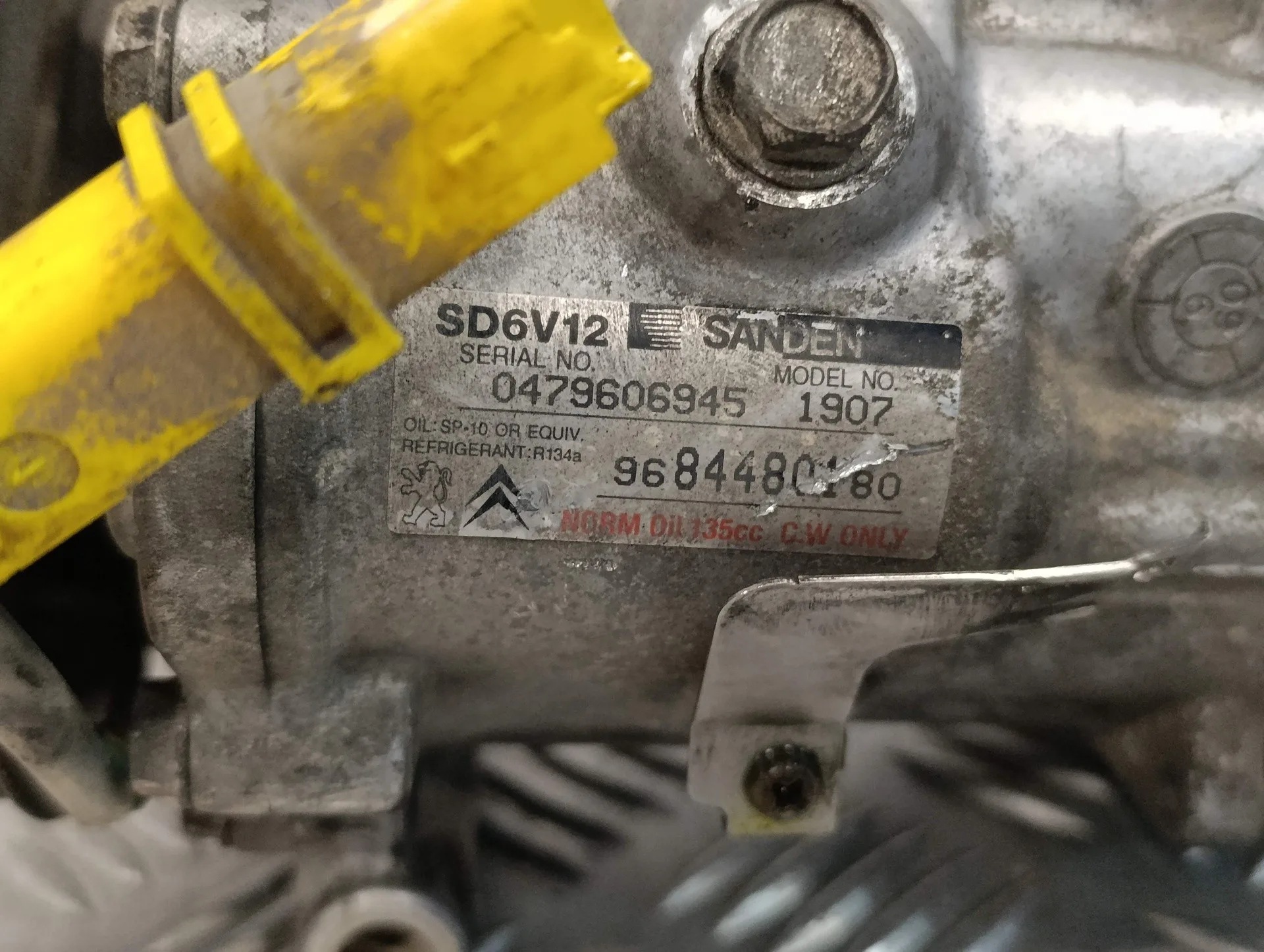 Compresor Aire Acondicionado para Peugeot 206+