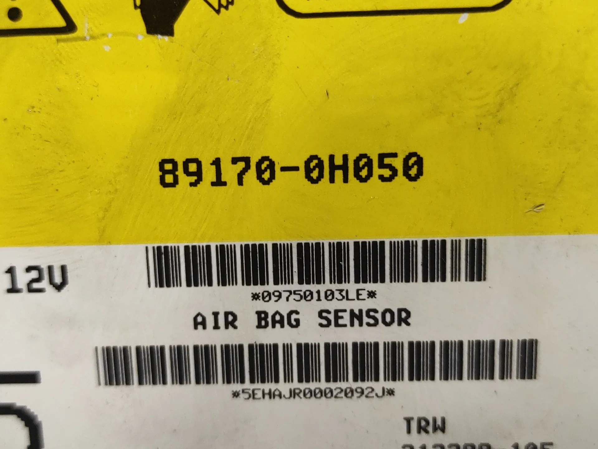 Centralita Airbag para Toyota Aygo (Kgb/Wnb)