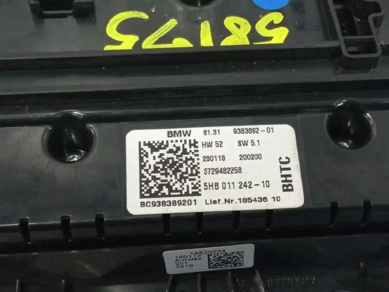 Mando Calefaccion / Aire Acondicionado para Bmw Mini (F56)