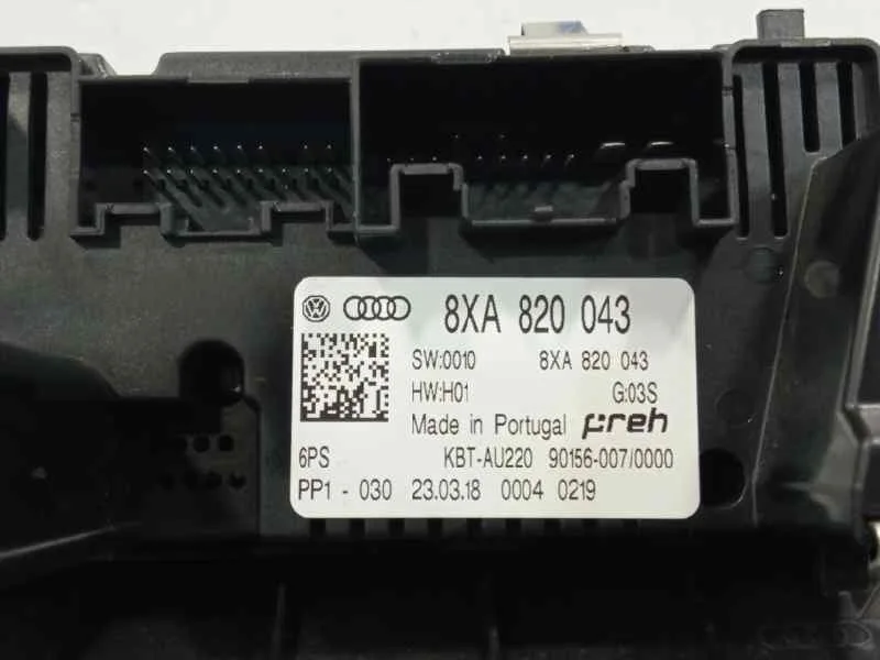 Mando Calefaccion / Aire Acondicionado para Audi A1 Sportback (8Xf)
