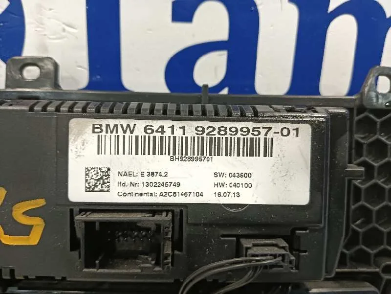 Mando Climatizador para Bmw X3 (F25)