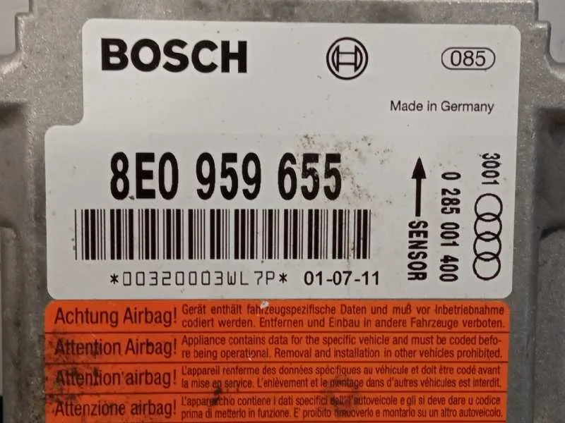 Centralita Airbag para Audi A4 Berlina (8E)
