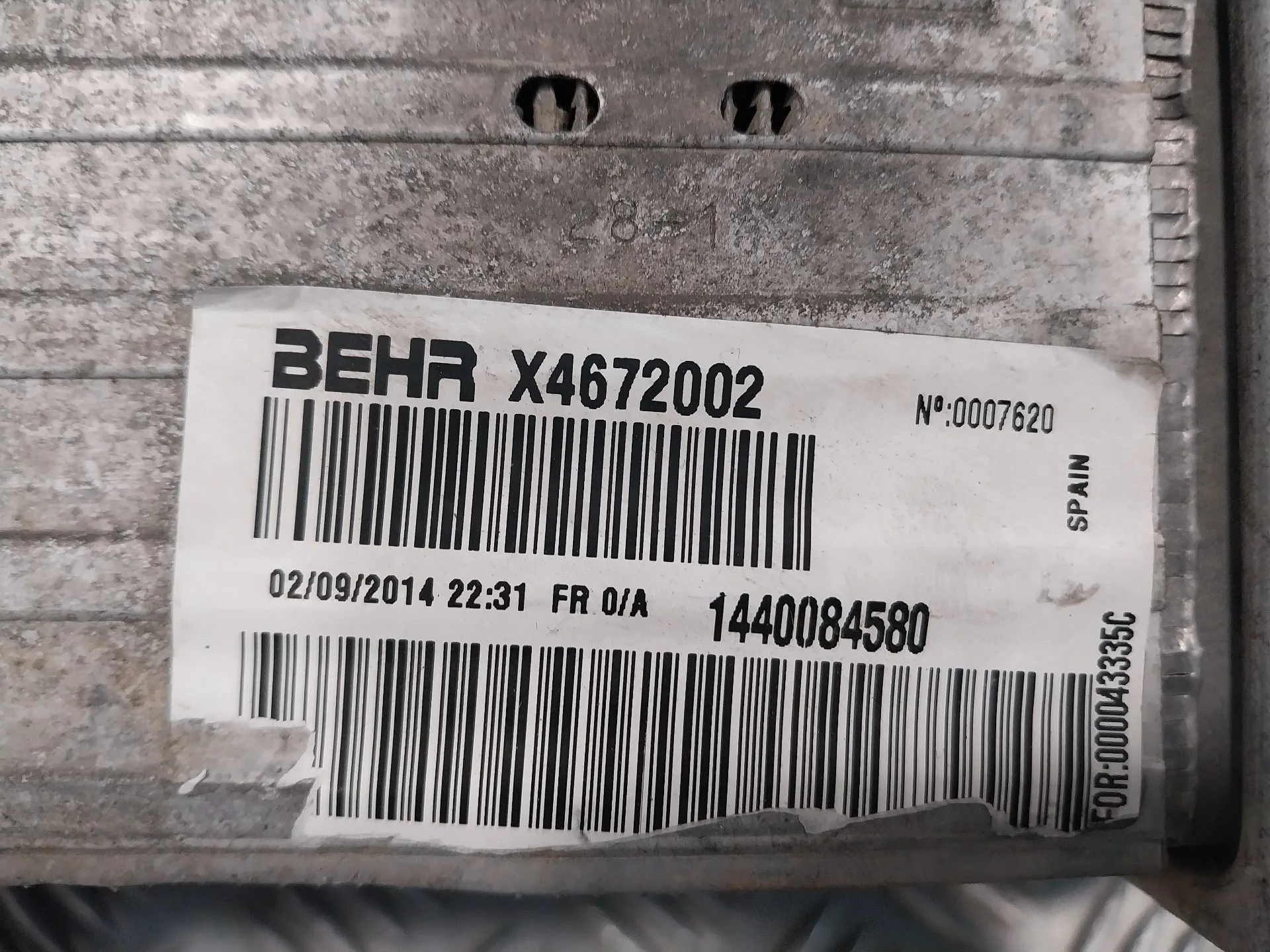 Intercooler para Peugeot Expert