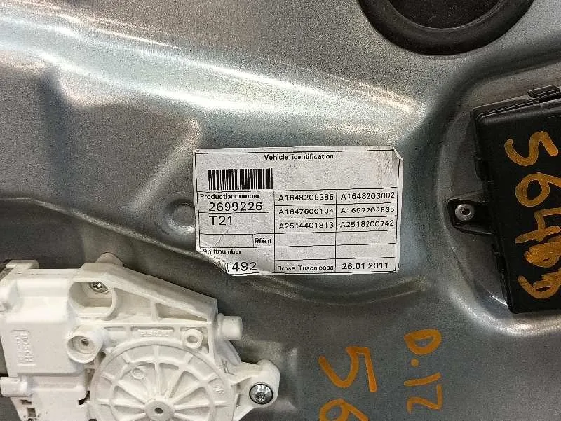 Elevalunas Delantero Izquierdo para Mercedes-Benz Clase M (W164)