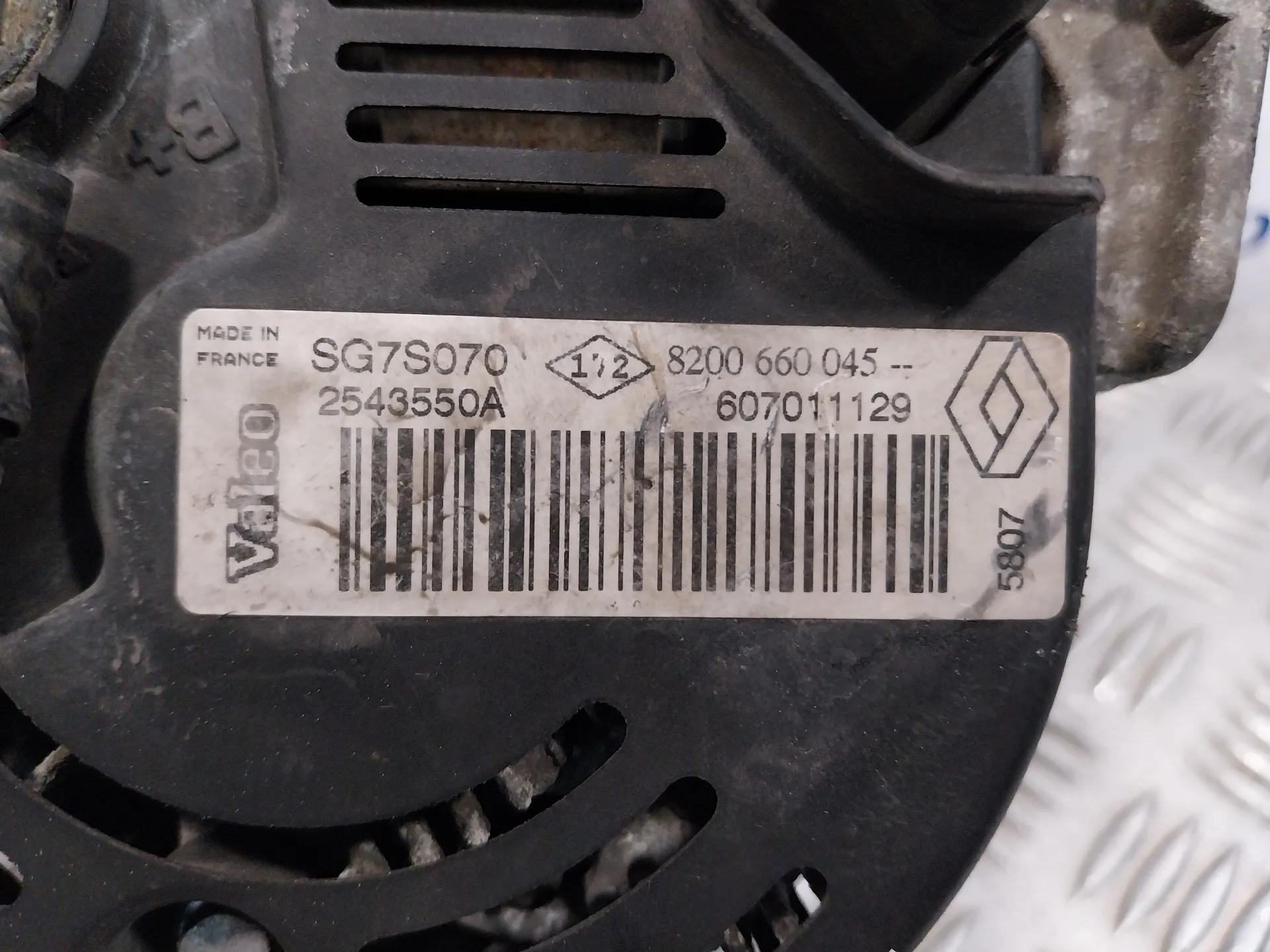 Alternador para Renault Clio Ii Fase Ii (B/Cb0)