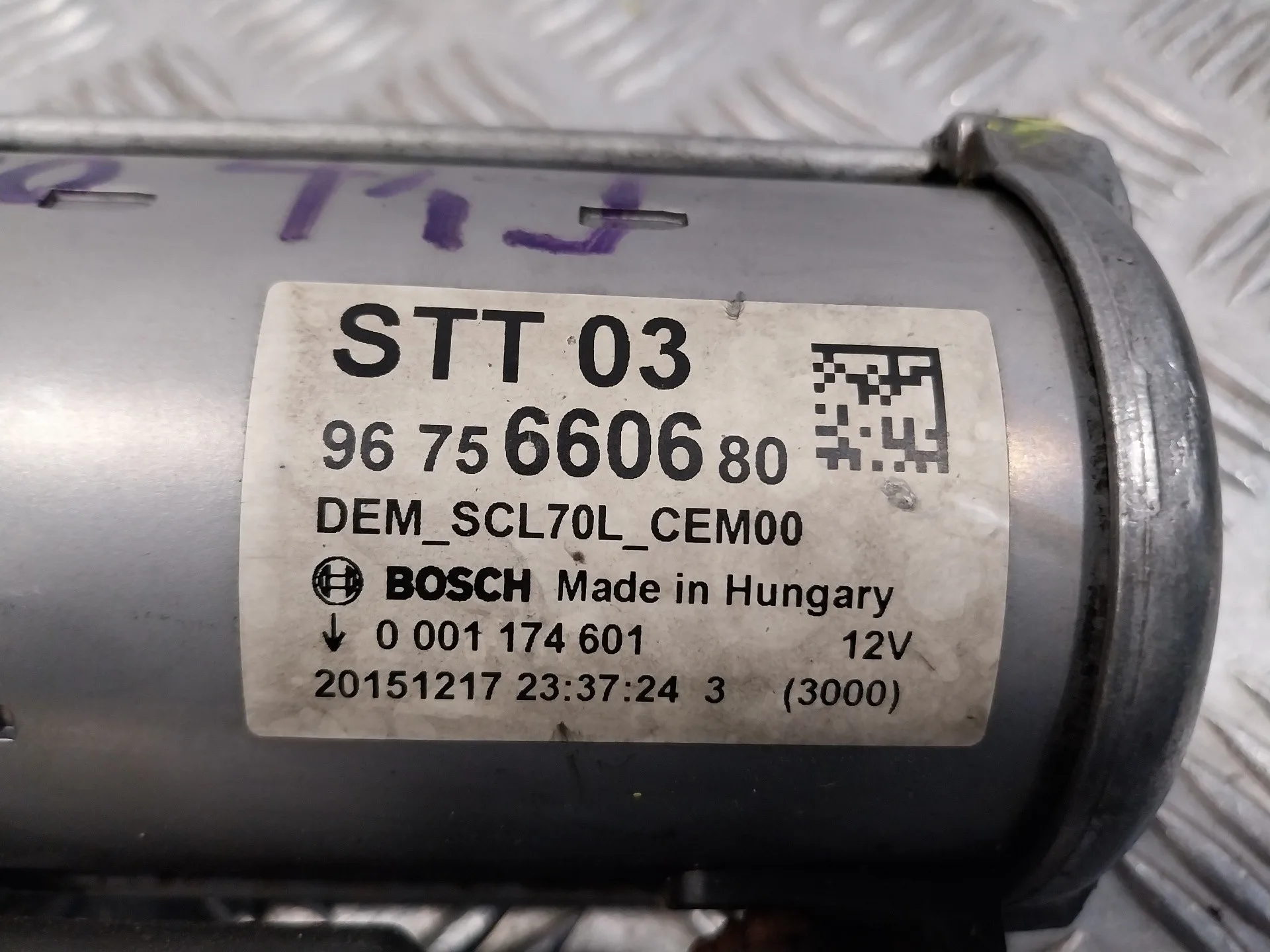 Motor Arranque para Citroën C4 Cactus