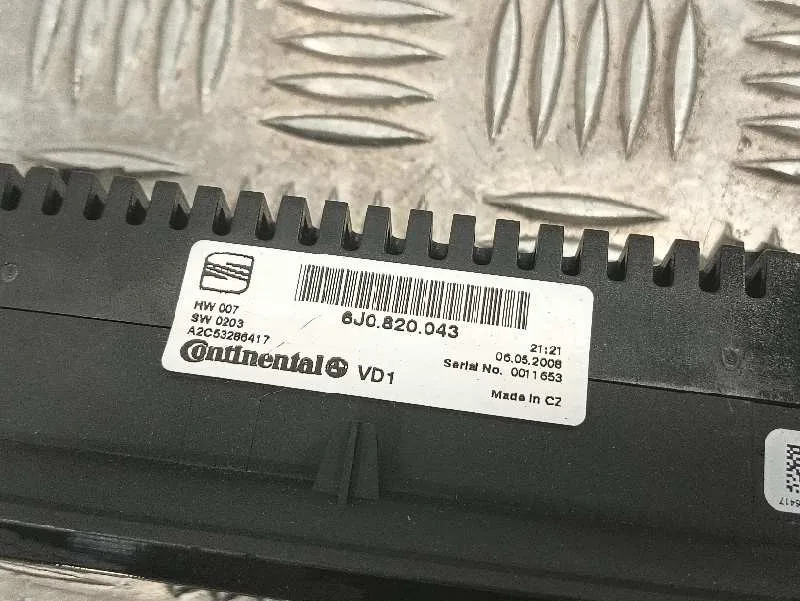 Mando Calefaccion / Aire Acondicionado para Seat Ibiza (6J5)