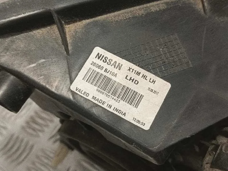 Faro Izquierdo para Nissan Nv200 Furgoneta