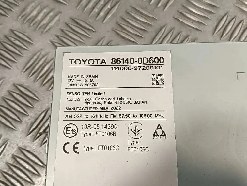 Pantalla Multifuncion para Toyota Yaris (Xpa1F/Mxph11/Chxnbw)