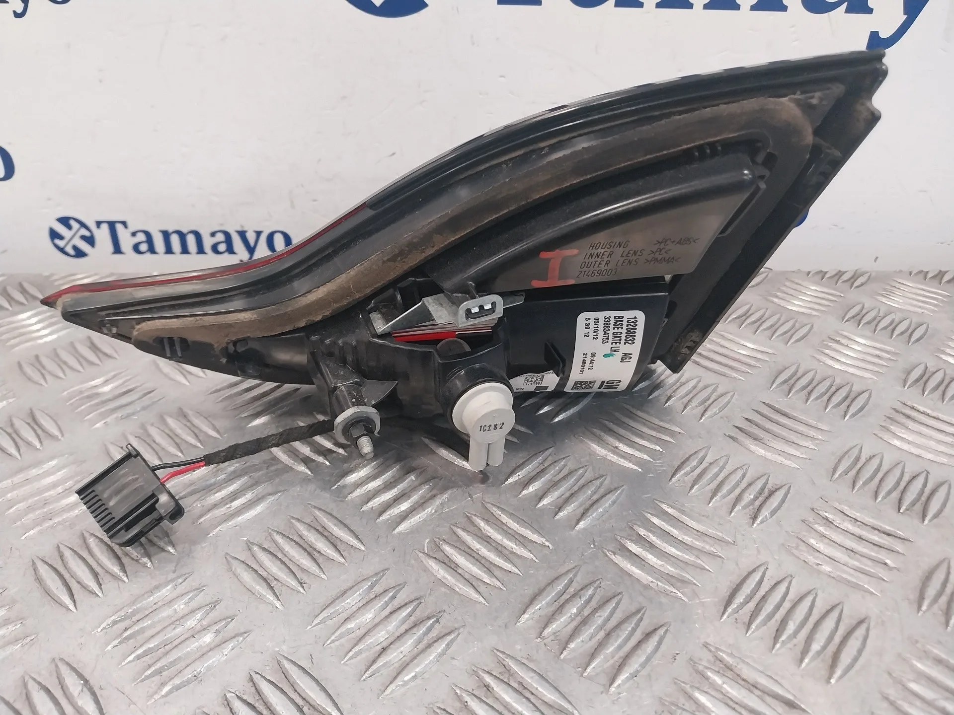 Piloto Trasero Izquierdo Interior para Opel Zafira Tourer C Van (P12)
