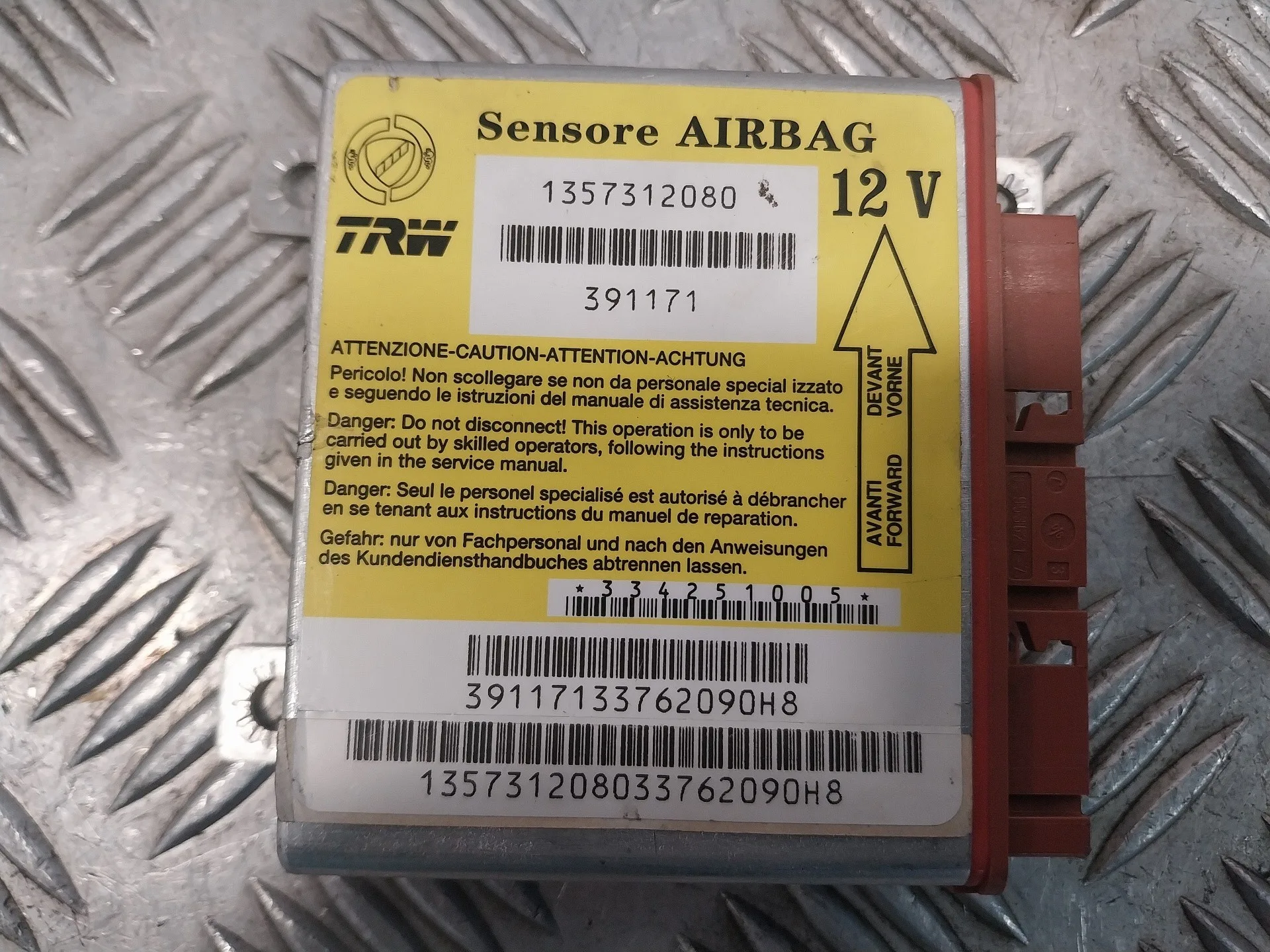 Centralita Airbag para Peugeot Boxer Furgon Techo Elevado