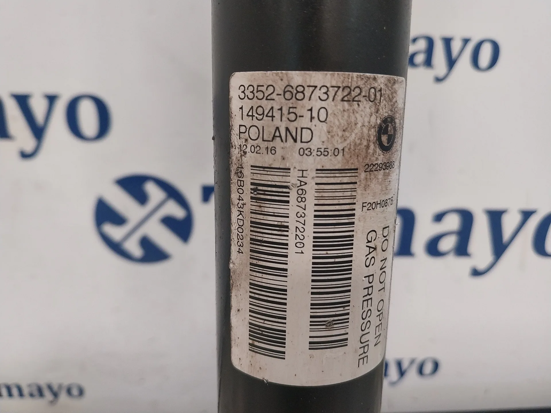 Amortiguador Trasero Derecho para Bmw Serie 1 Lim. (F20)