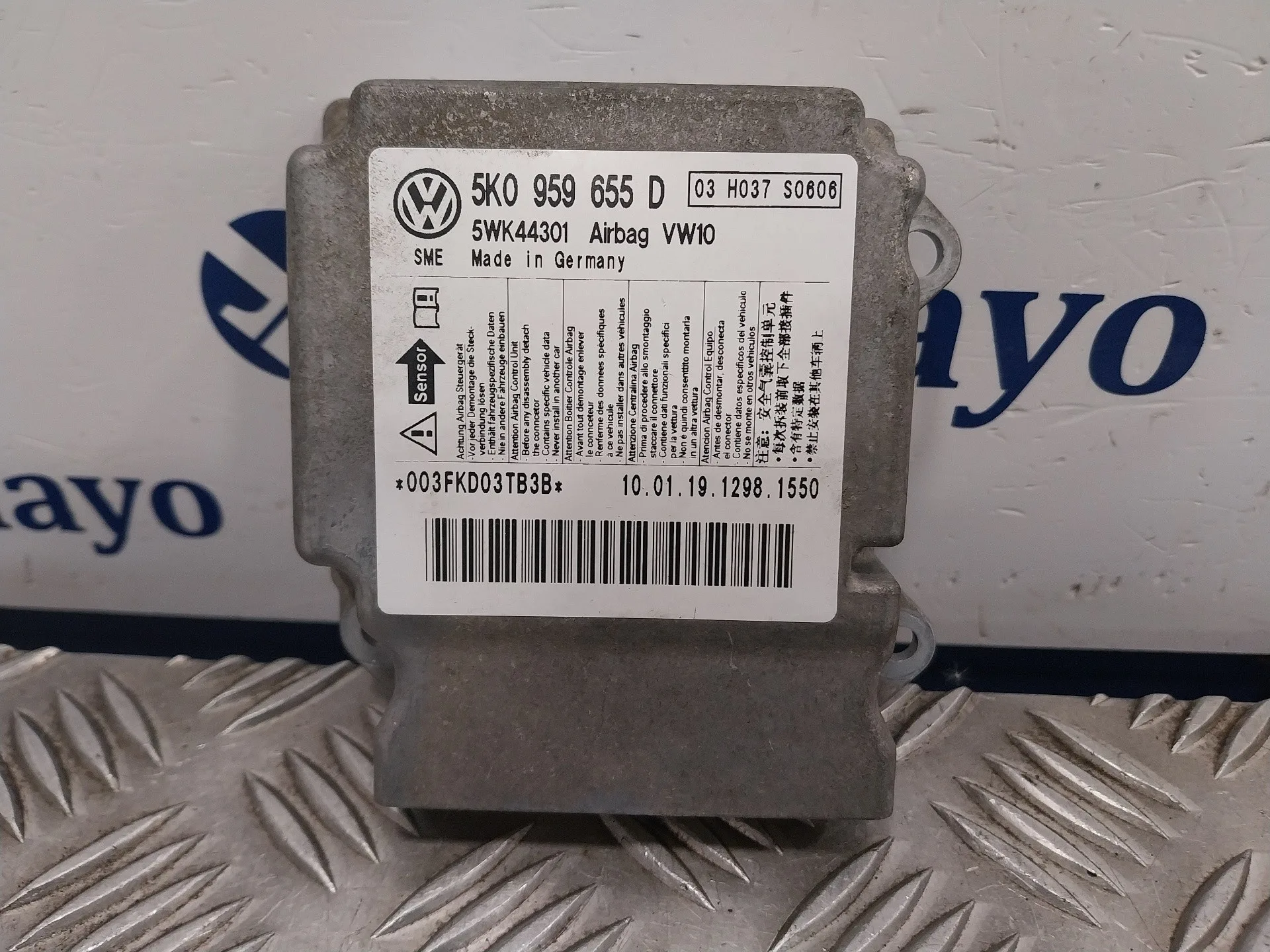 Centralita Airbag para Volkswagen Golf Vi (5K1)