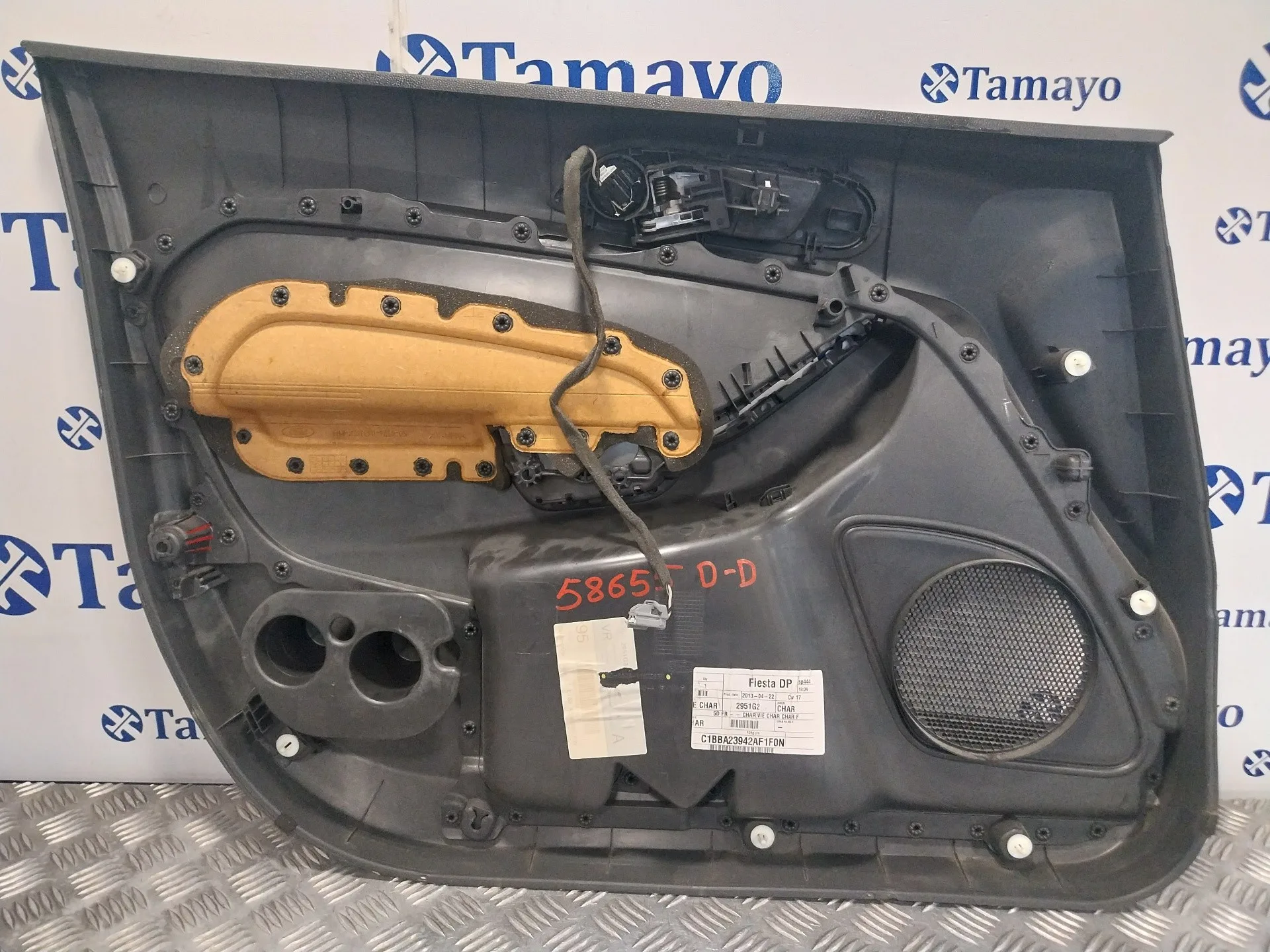 Guarnecido Puerta Delantera Derecha para Ford Fiesta (Ccn)