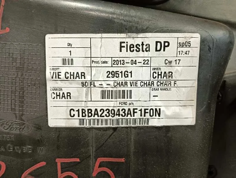 Guarnecido Puerta Delantera Izquierda para Ford Fiesta (Ccn)