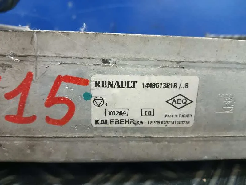 Intercooler para Renault Captur