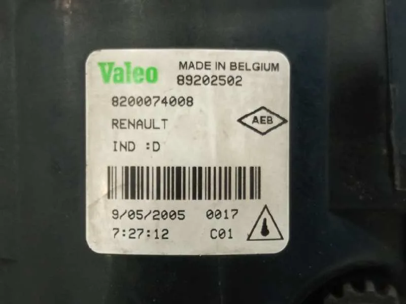 Faro Antiniebla Izquierdo para Renault Megane Ii Coupe/Cabrio