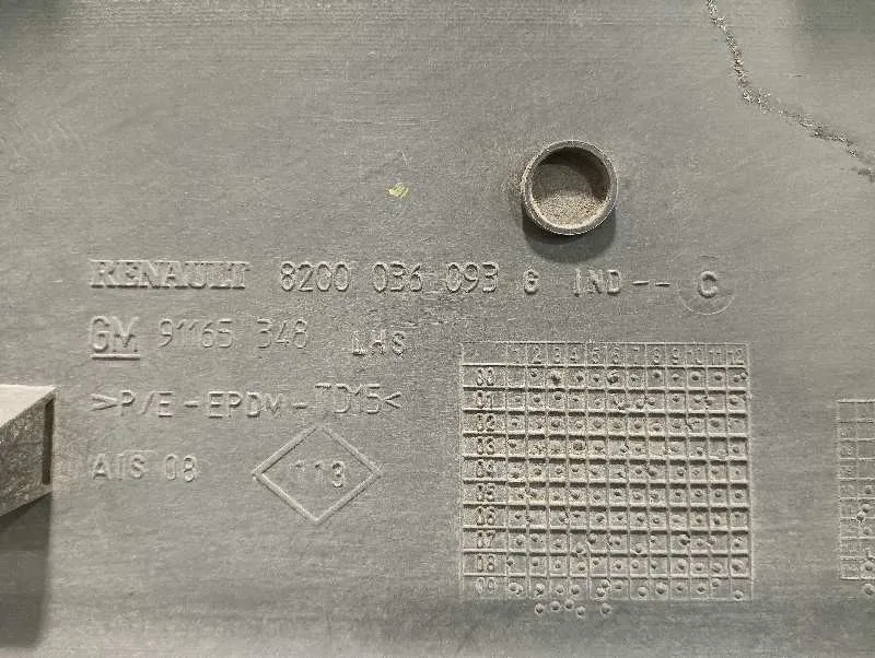 Molduras Traseras para Renault Trafic Caja Cerrada (Ab 4.01)