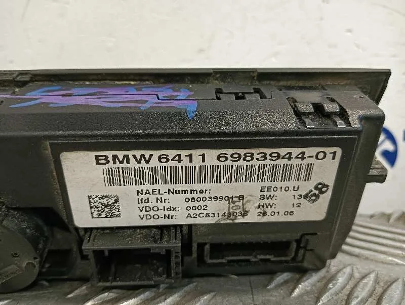 Mando Calefaccion / Aire Acondicionado para Bmw Serie 1 Berlina (E81/E87)