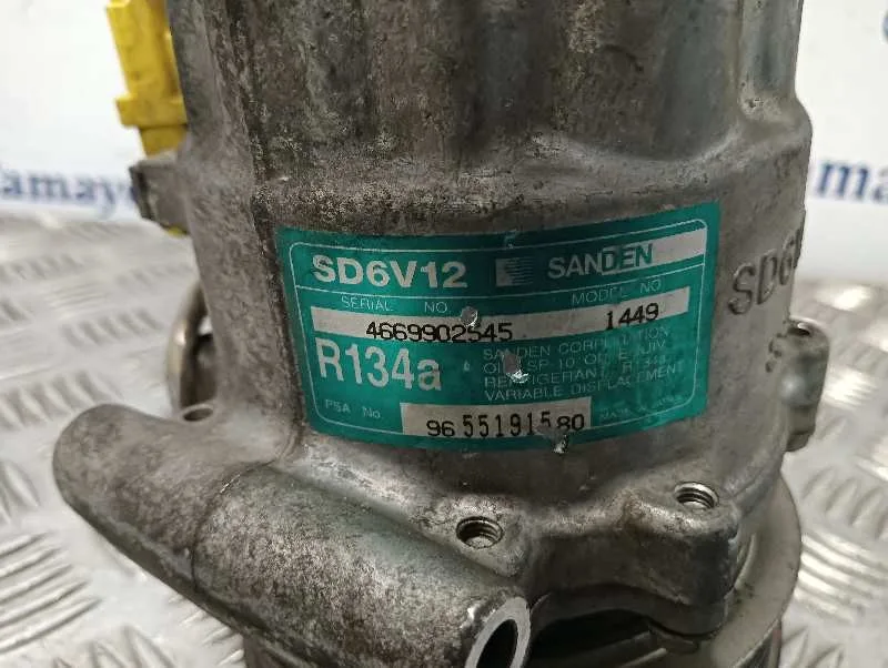Compresor Aire Acondicionado para Peugeot 206 Cc