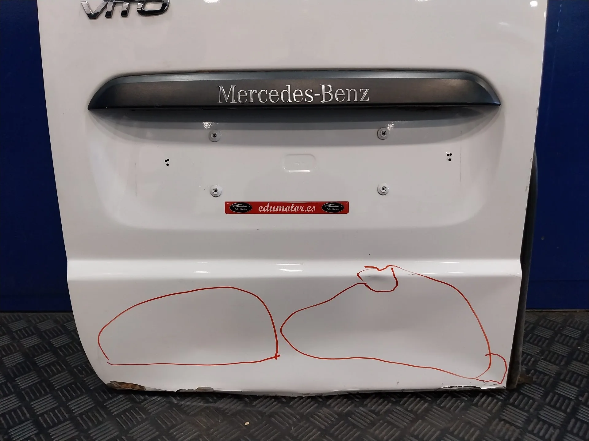 Porton Trasero Izquierdo para Mercedes-Benz Vito Mixto (447)